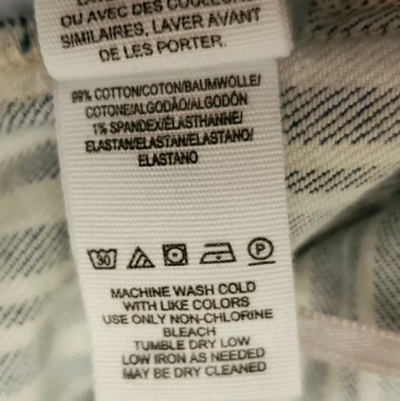 Free People Striped Utility Paperbag Shorts - Picture 6 of 8